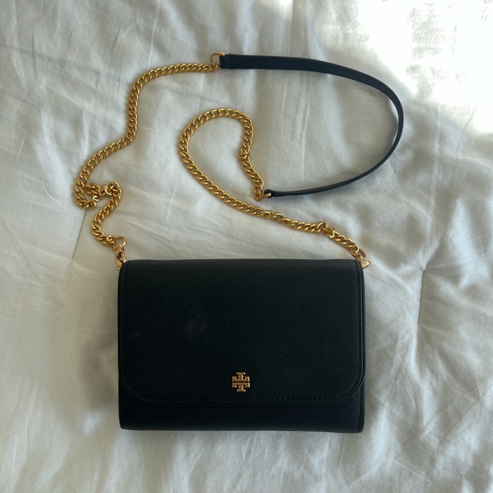 tory burch emerson crossbody chain wallet